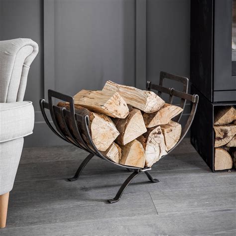 house shaped metal log holder|metal fireplace log holder.